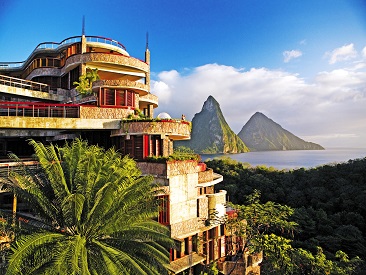 Bars and Restaurants at Jade Mountain St Lucia, Soufriere