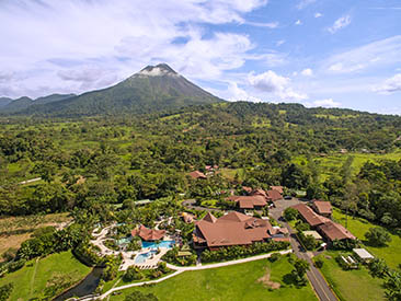 Bars and Restaurants at Arenal Springs Resort, La Fortuna, Costa Rica
