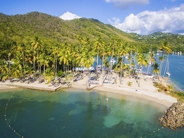 Bars and Restaurants at Marigot Bay Resort and Marina, Castries