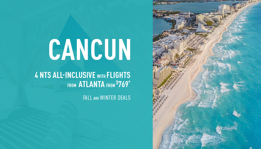 Atlanta to Cancun AllInclusive Vacation Packages The Best Deals from