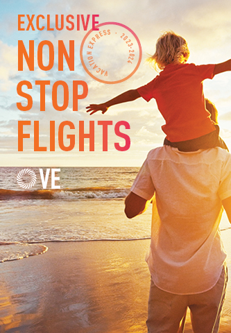 Save by flying our exclusive non-stop flights